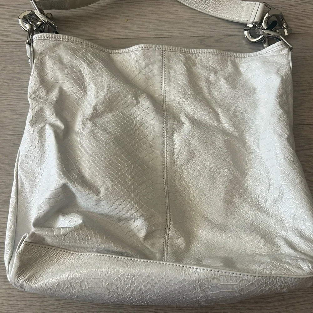 Betsey Johnson Hobo Bag Tassle Silverhardware